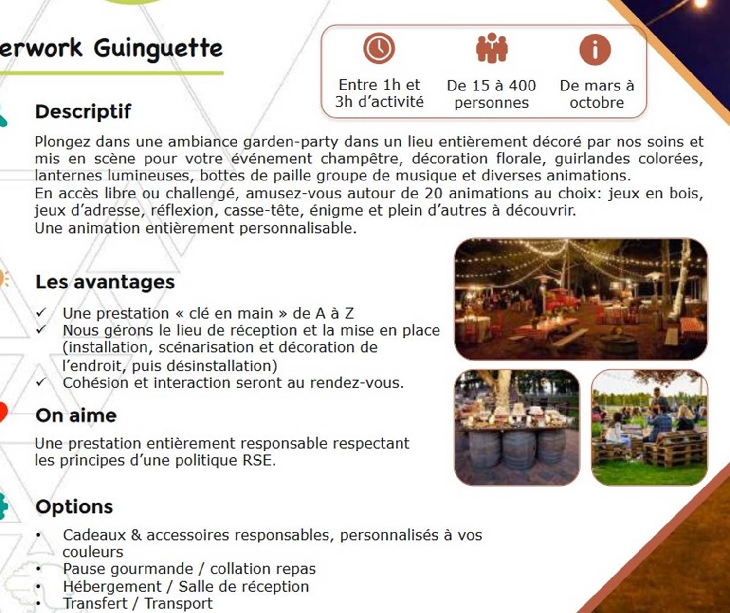 Afterwork Guinguette