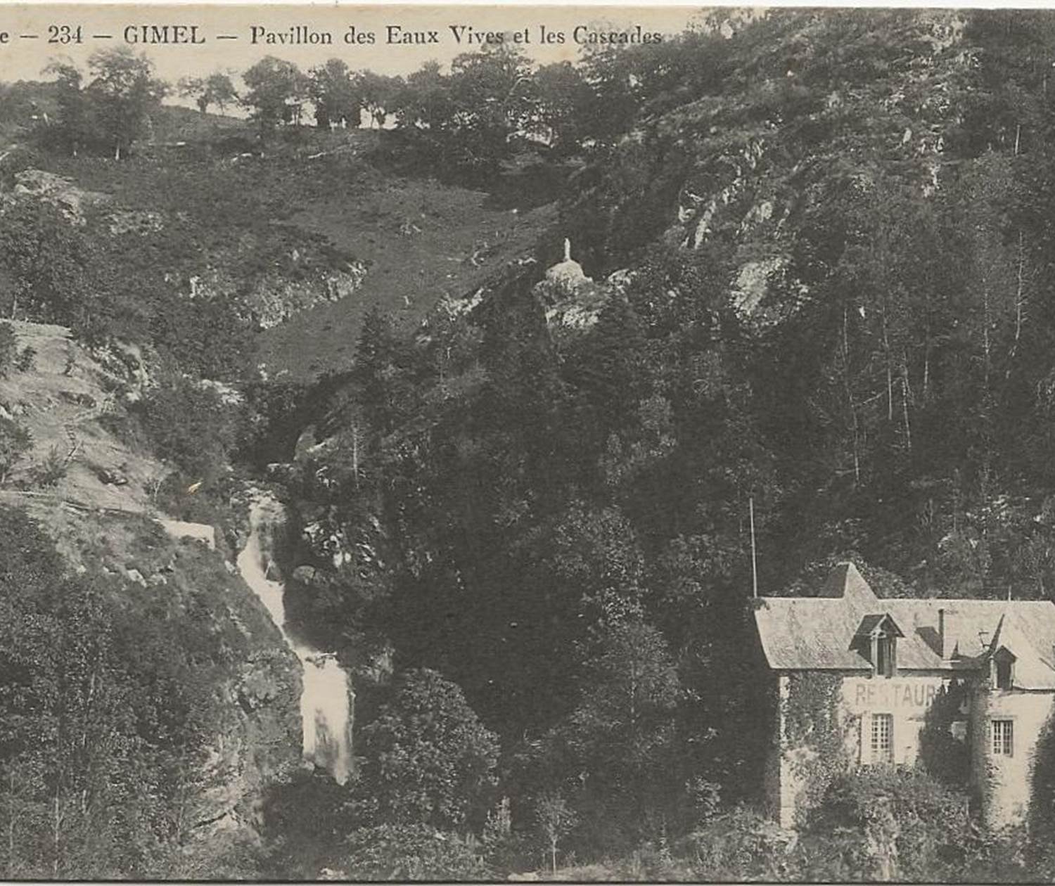 Carte postale vintage histoire parc vuillier correze tourisme tulle 3
