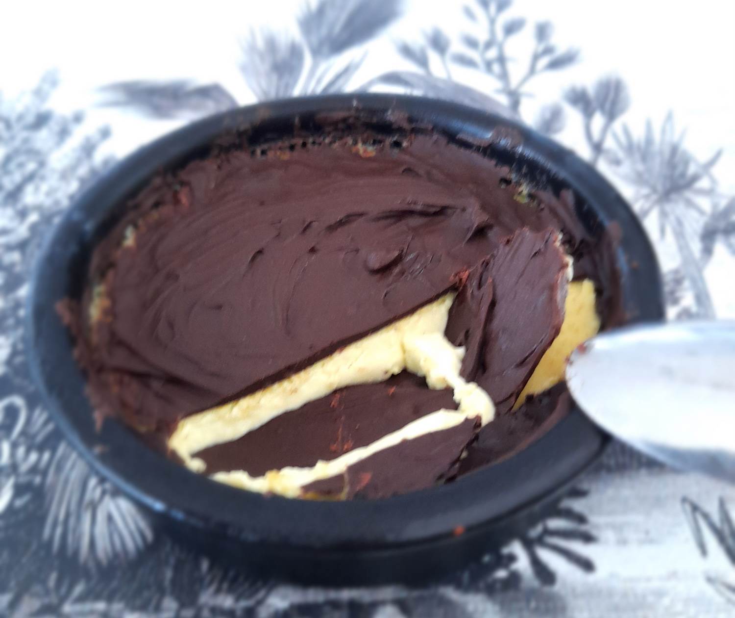 Crème non brulé menthe et chocolat