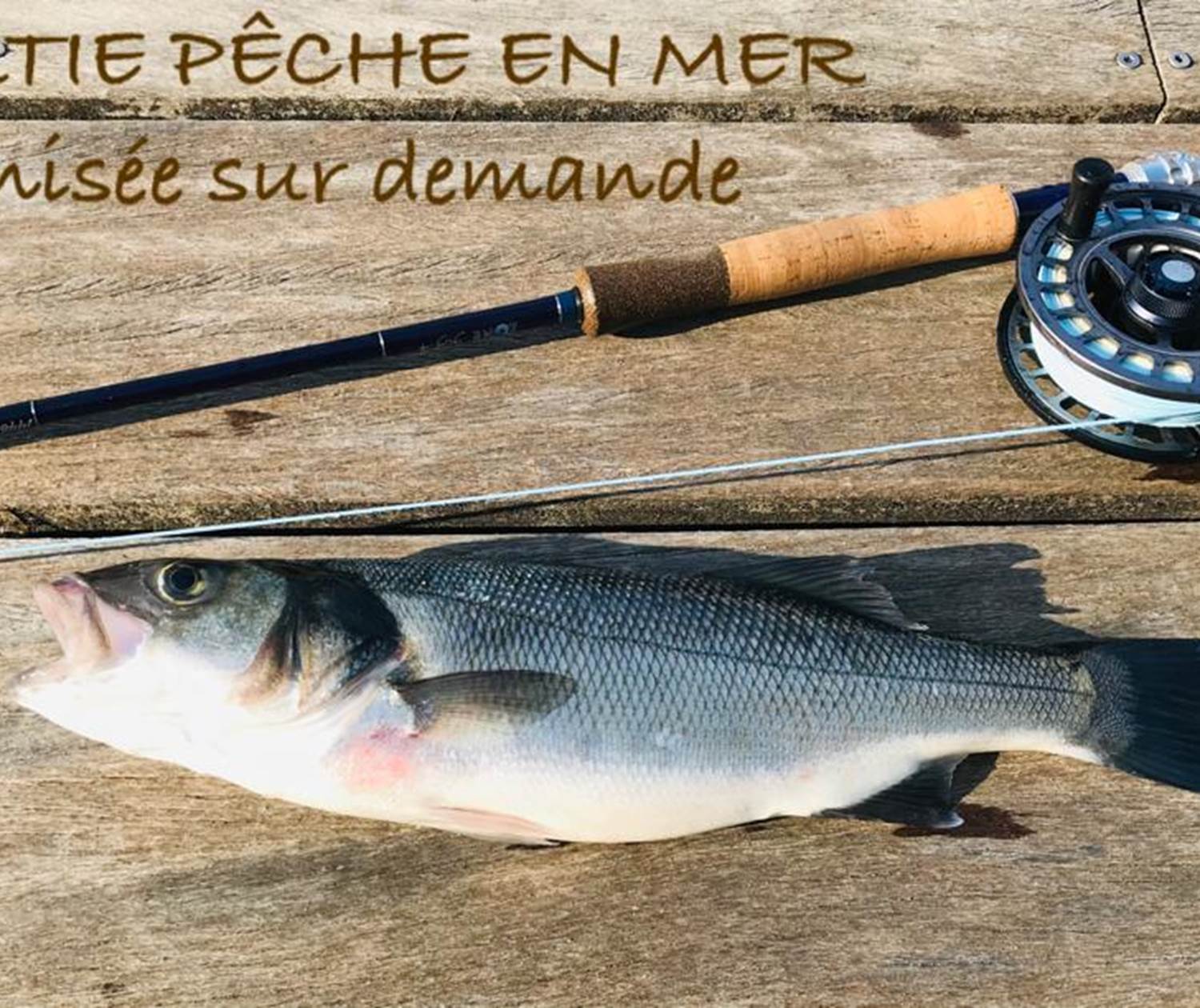 pêche à la mouche du bord de mer en Wading