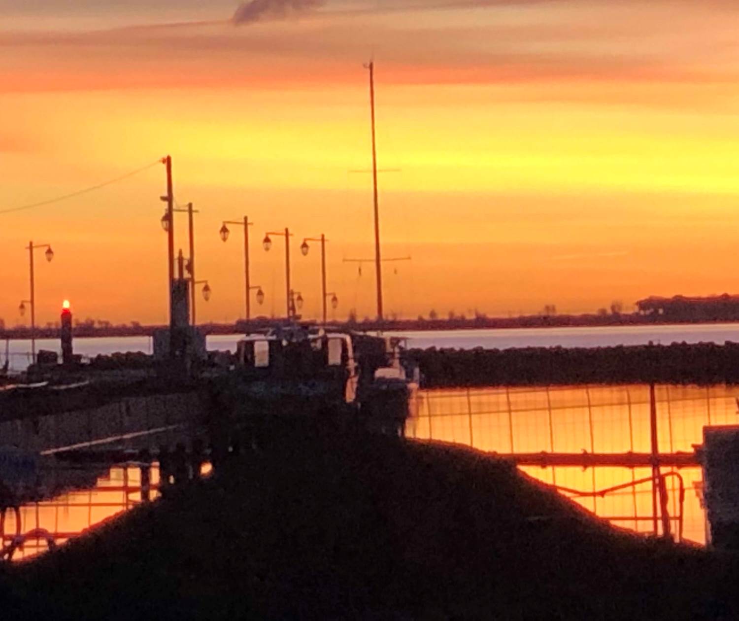 Marseillan Port in the morning
