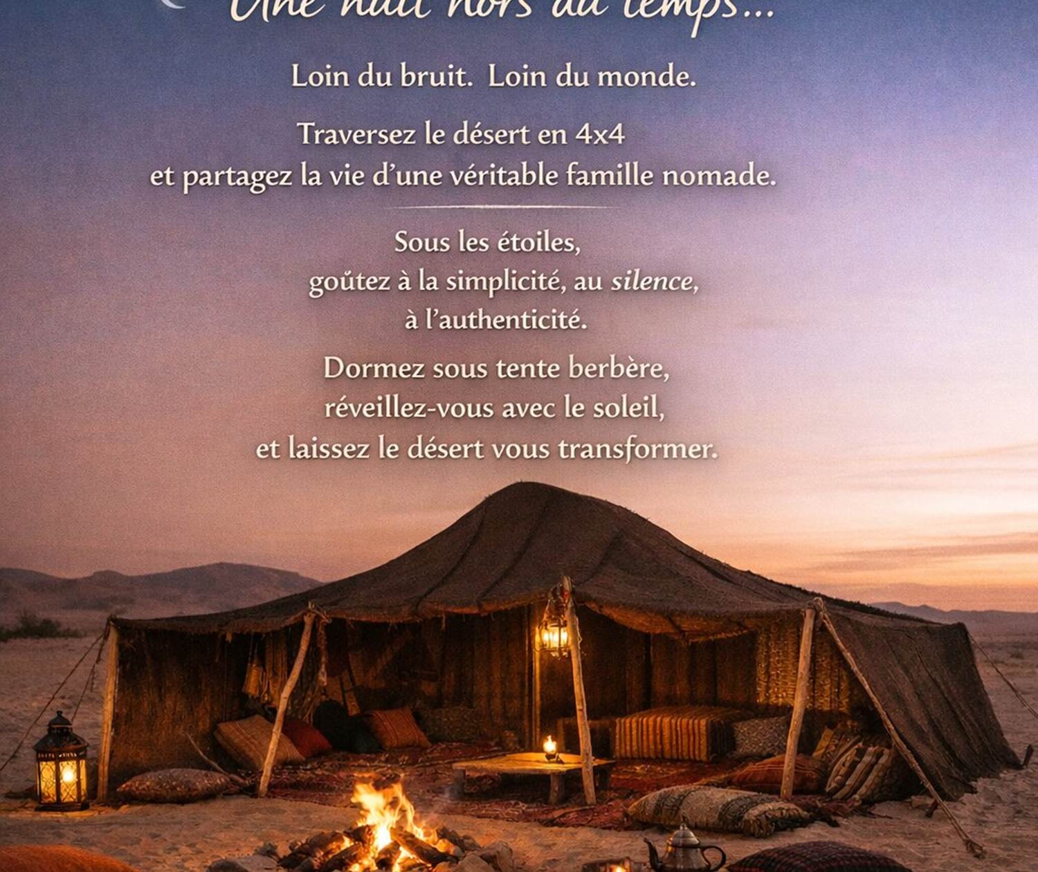 Tente traditionnelle