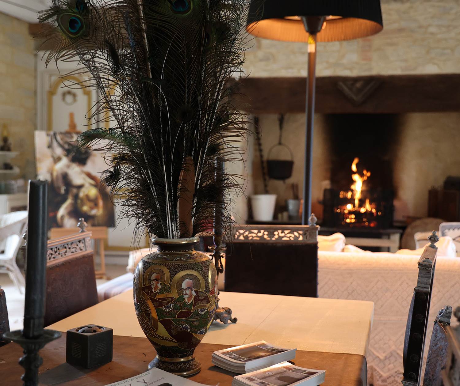 Chateau de Saint Chamarand, grand salon