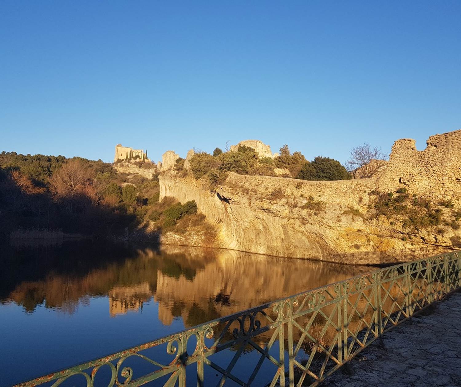 Barrage St Saturnin les Apt en hiver