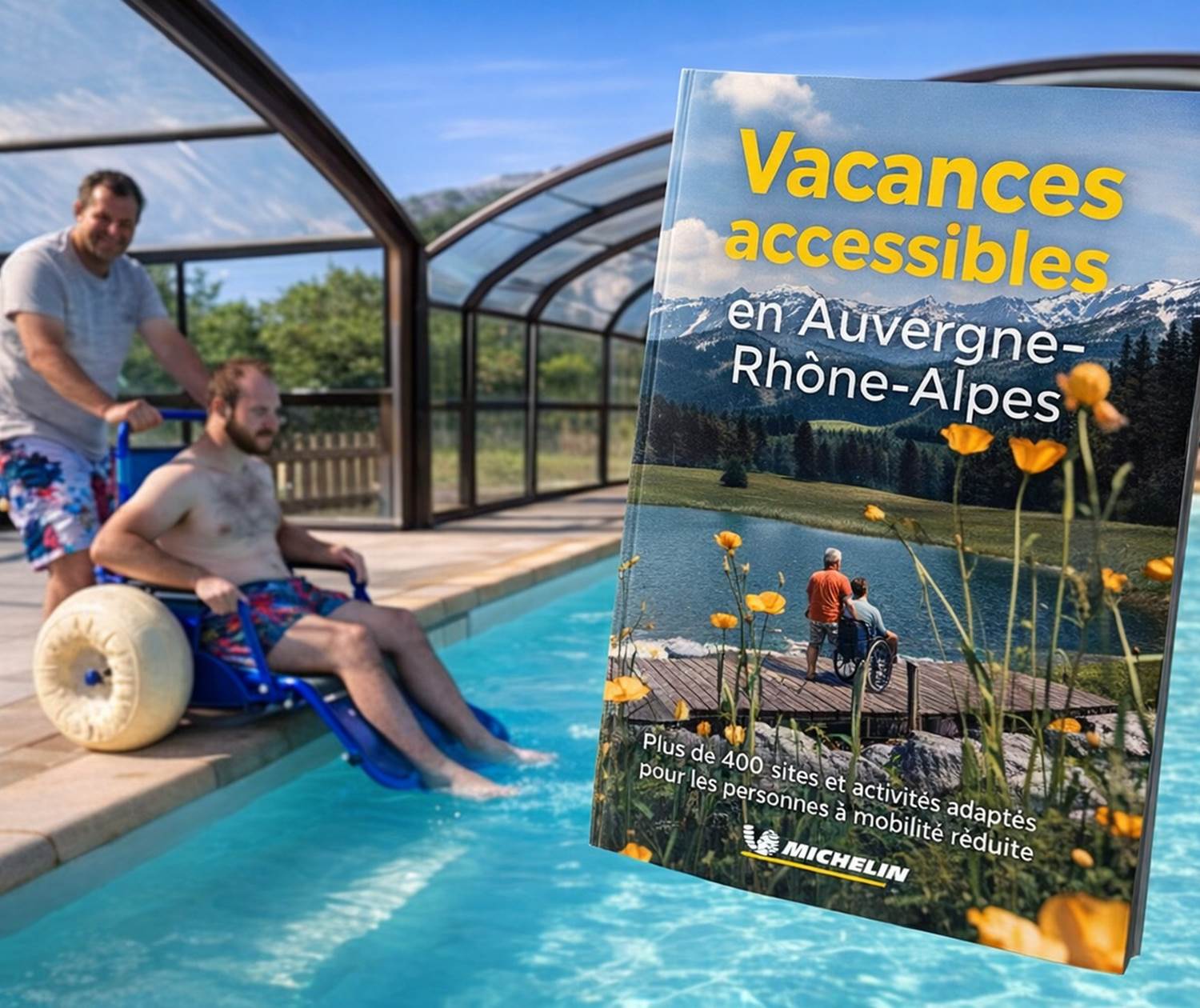 Guide Michelin Travel Partner Vacances accessibles en Auvergne Rhône-Alpes