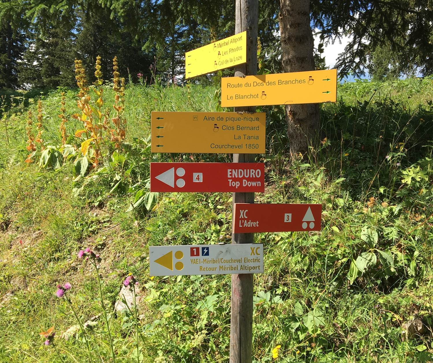 sentiers randonnée et sentiers vélo