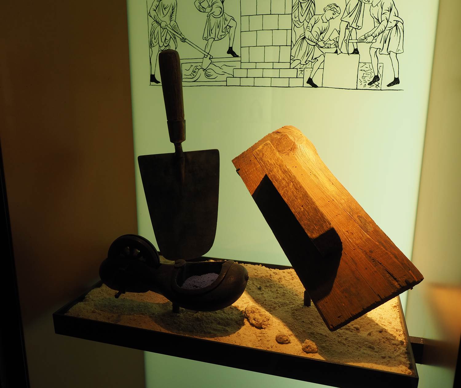 Outils de compagnon , le maçon