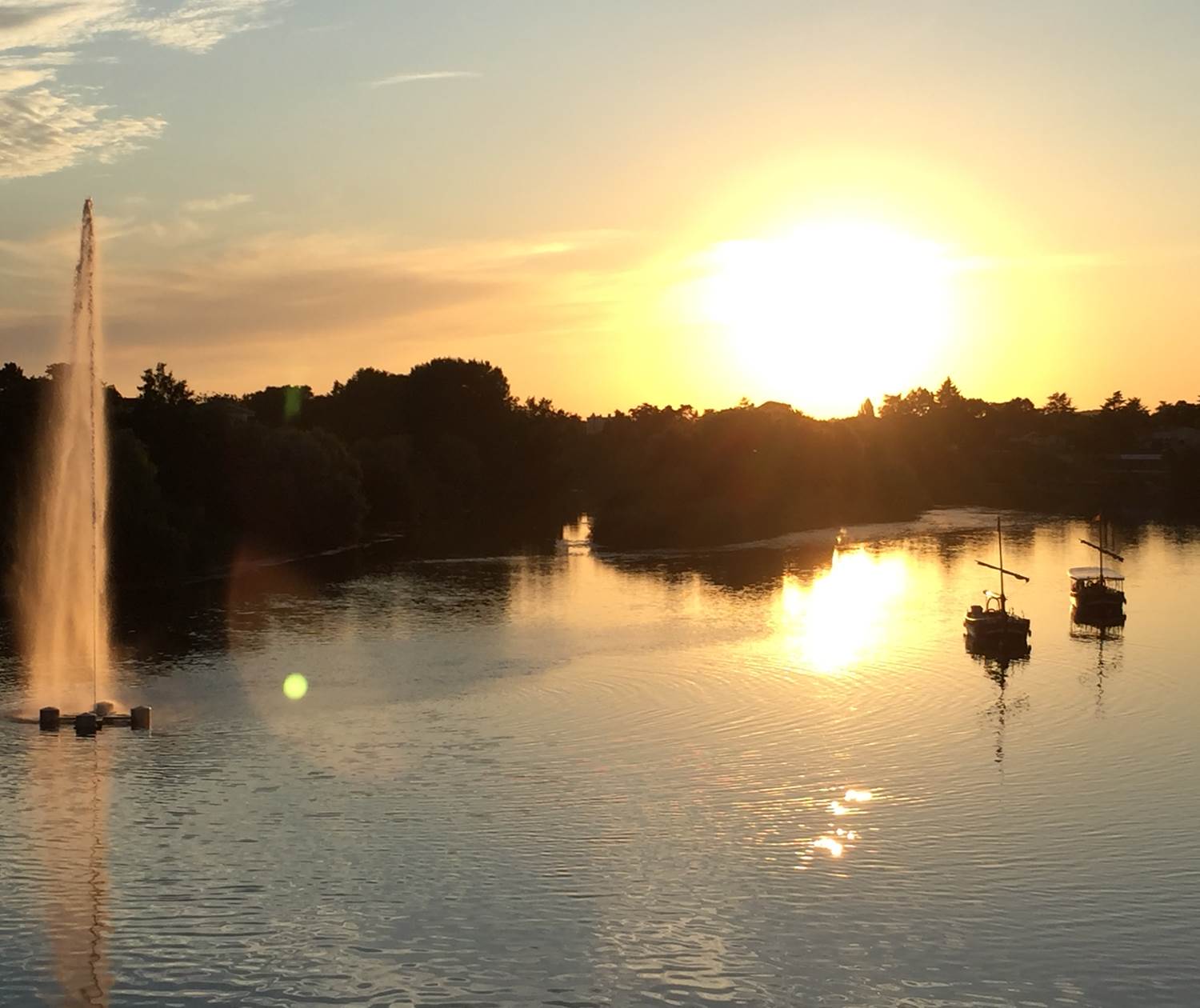 Gabarres sur la Dordogne