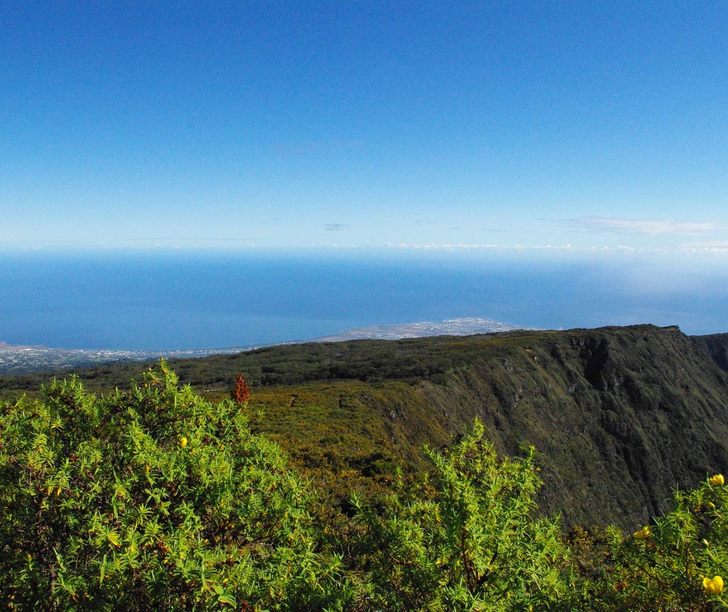 Point de vue depuis le Maïdo