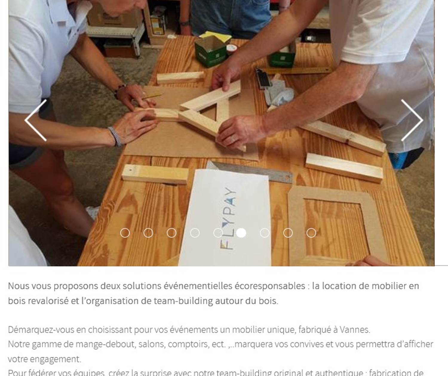 Notre Partenaire Ti Wood activités Eco-responsable