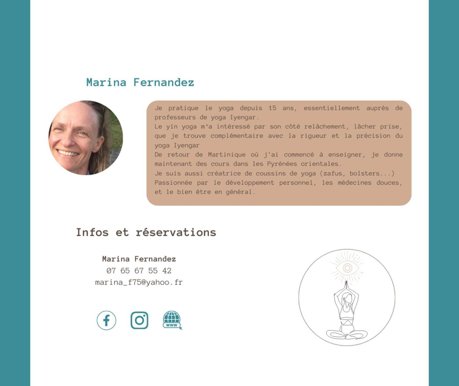 présentation du Yogi Marina