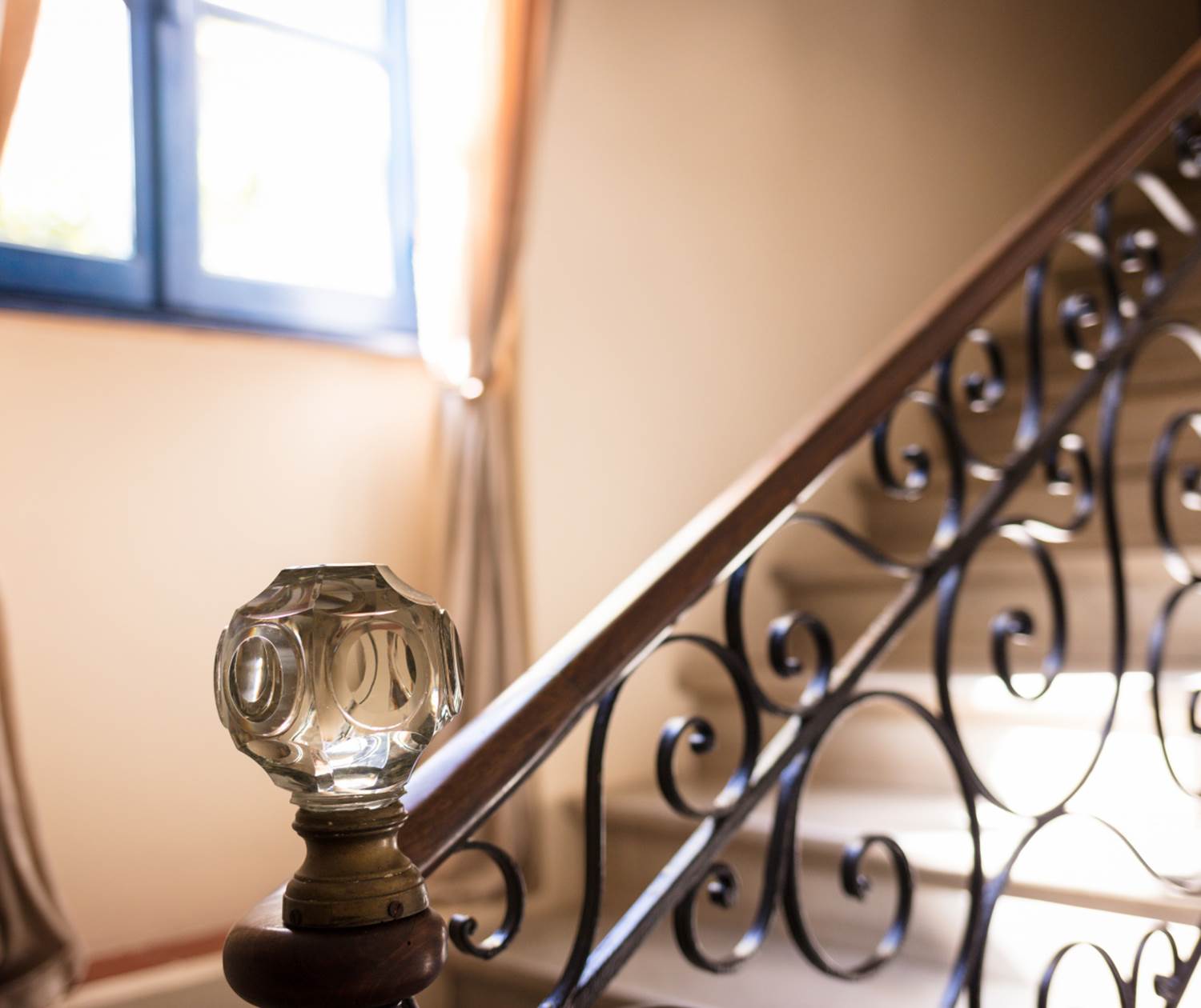 L'escalier de l'entrée © Hervé Leclair/Aspheries