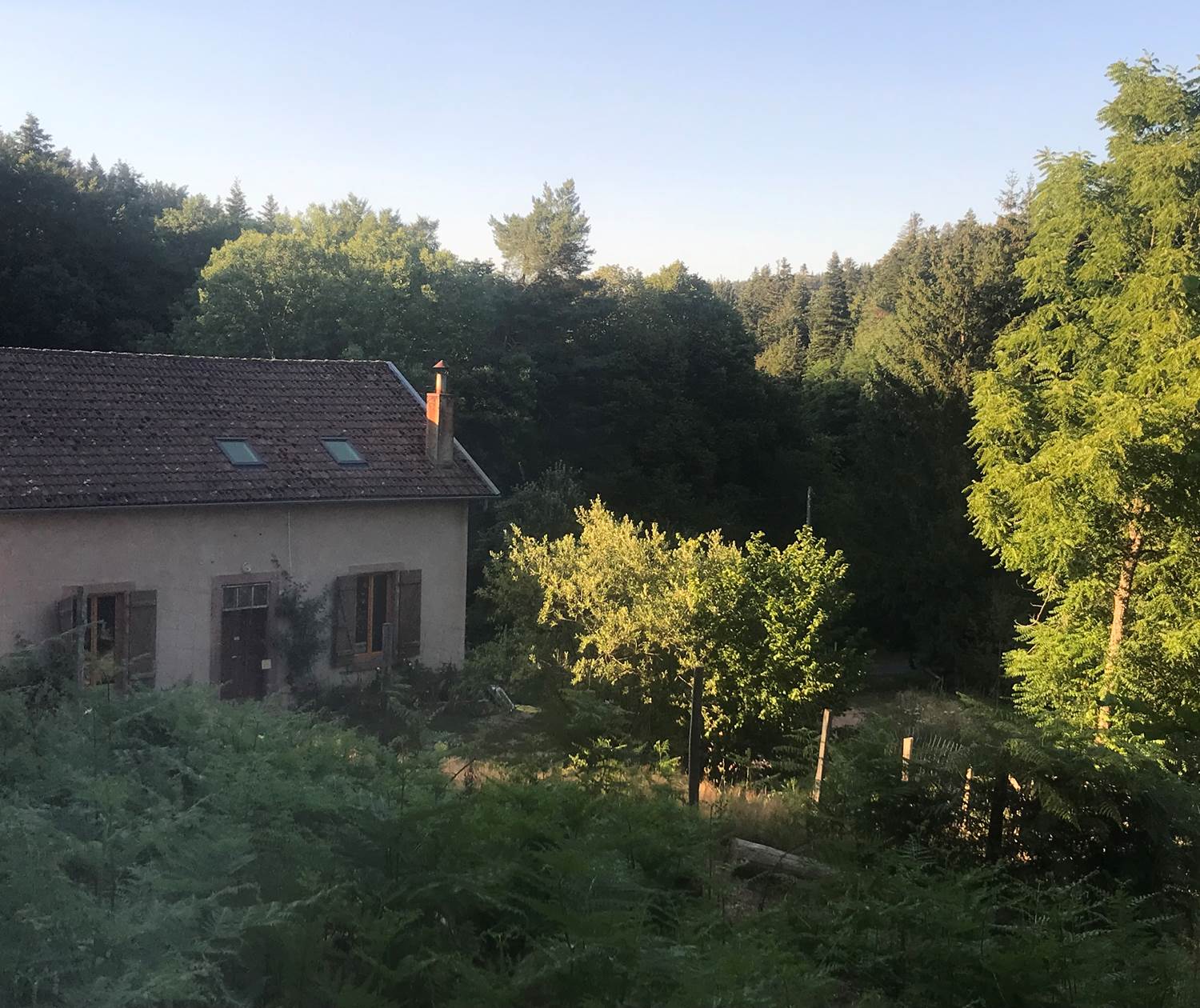 maison forestière de la Soie, forêt du Piémont Vosgien