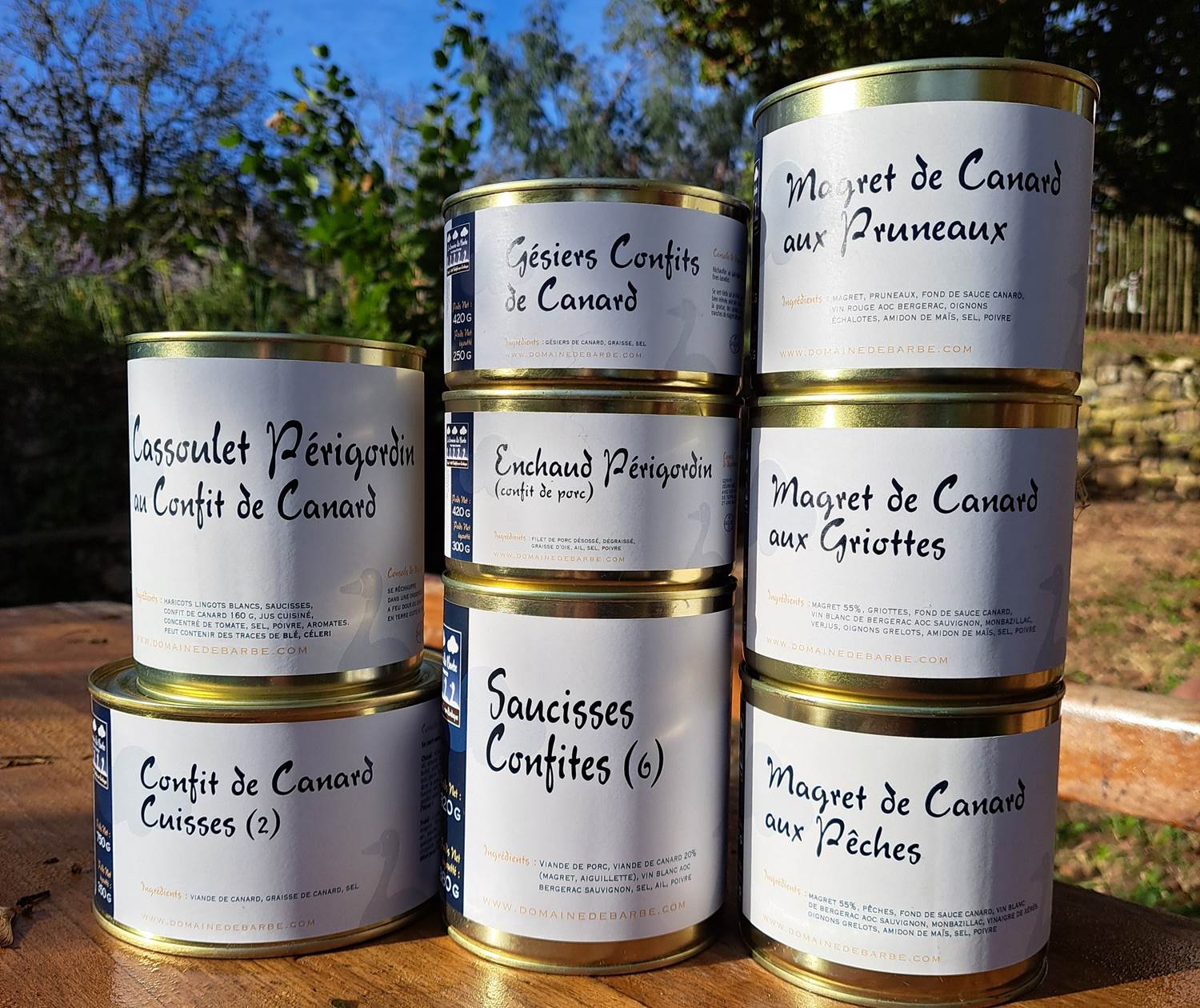 Plats cuisinés Domaine de Barbe Boutique INYAQAB