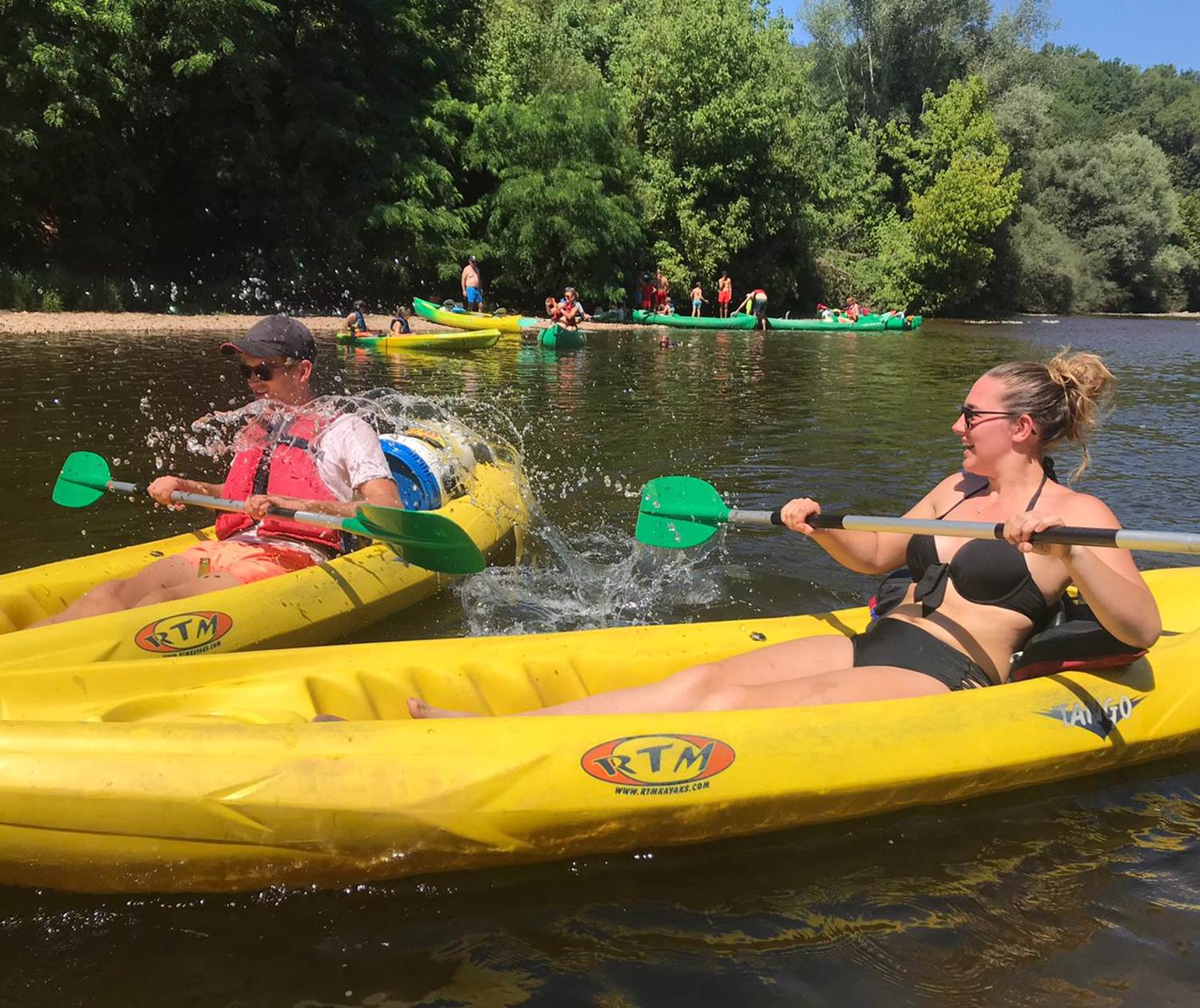 Canoë sur la Dordogne, Périgord