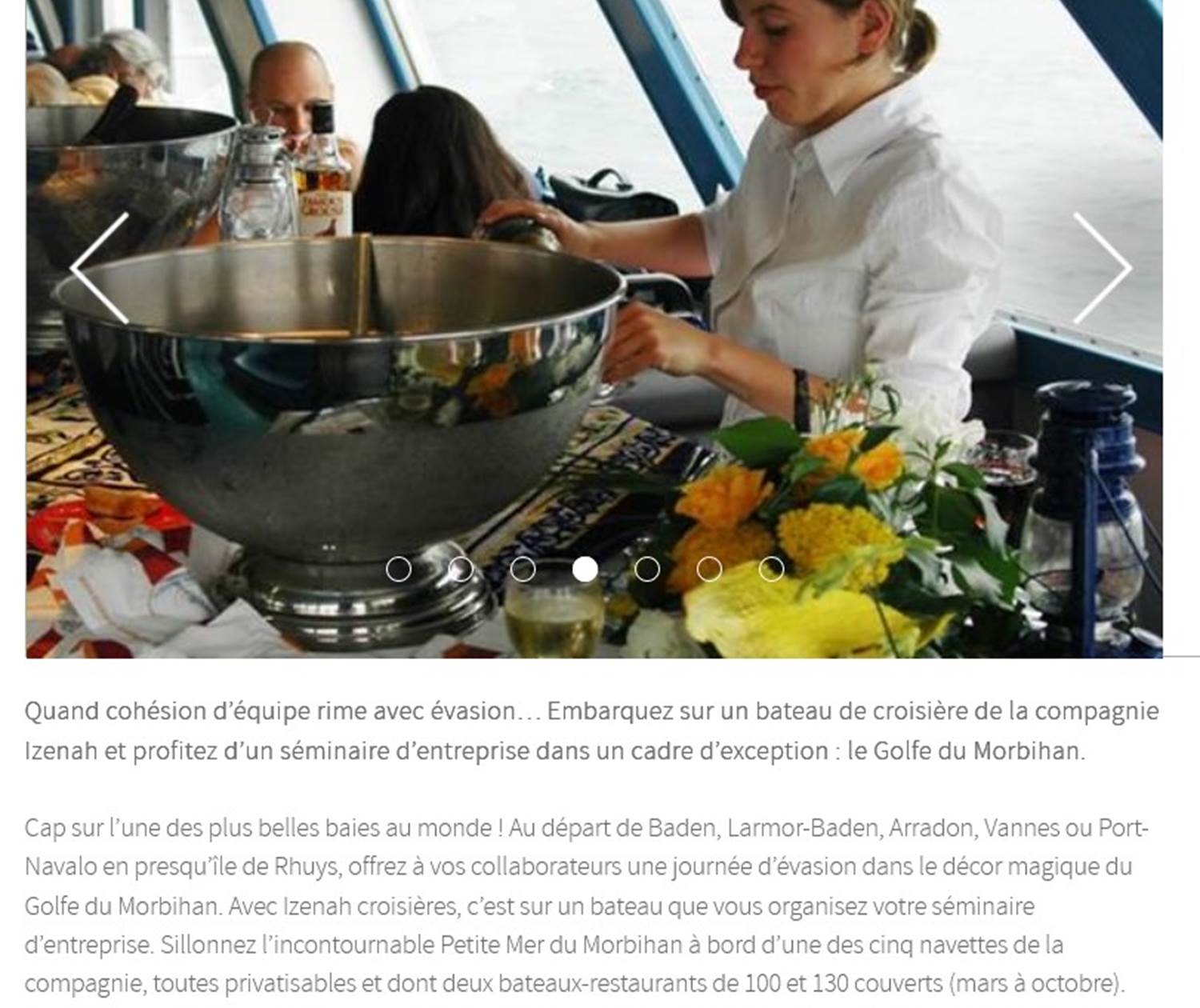 Notre Partenaire Izenah Croisières