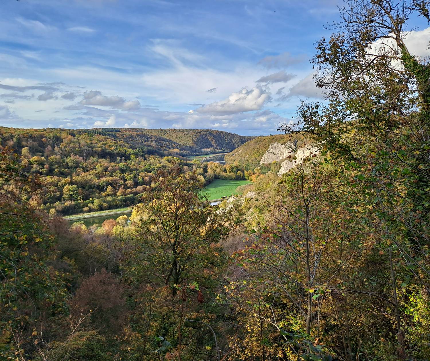 La Meuse vers Freÿr en automne