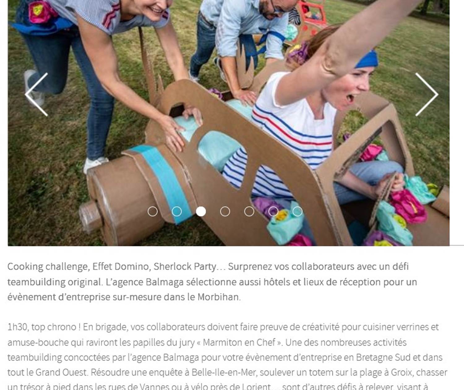 Notre Partenaire Balmaga Agence évènementiel