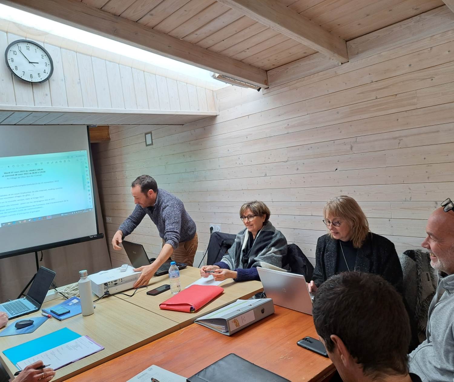 Séance de travail du conseil d'administration