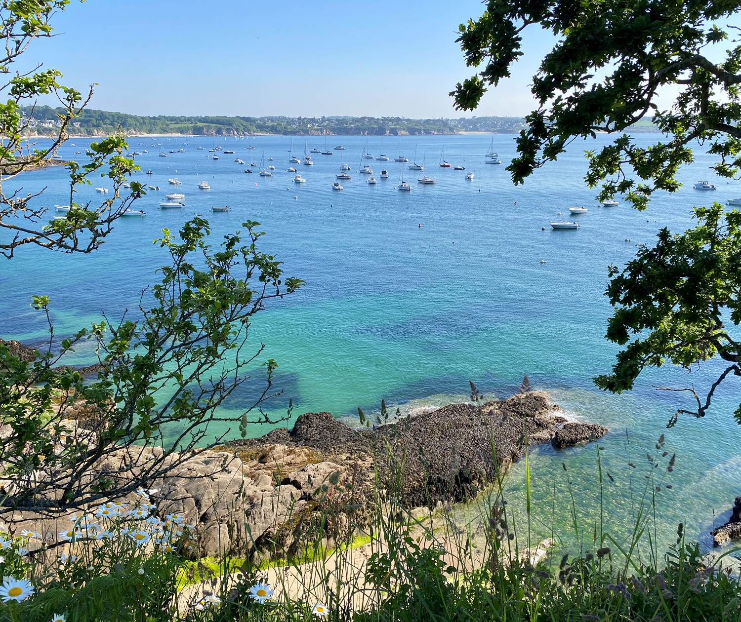 Plage de Bertheaume, 2 kms de La Grange Neuve