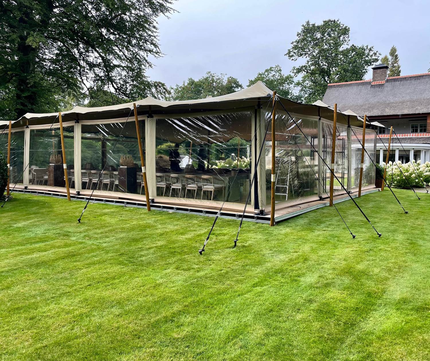 Tente stretch réception évenementiel Morbihan