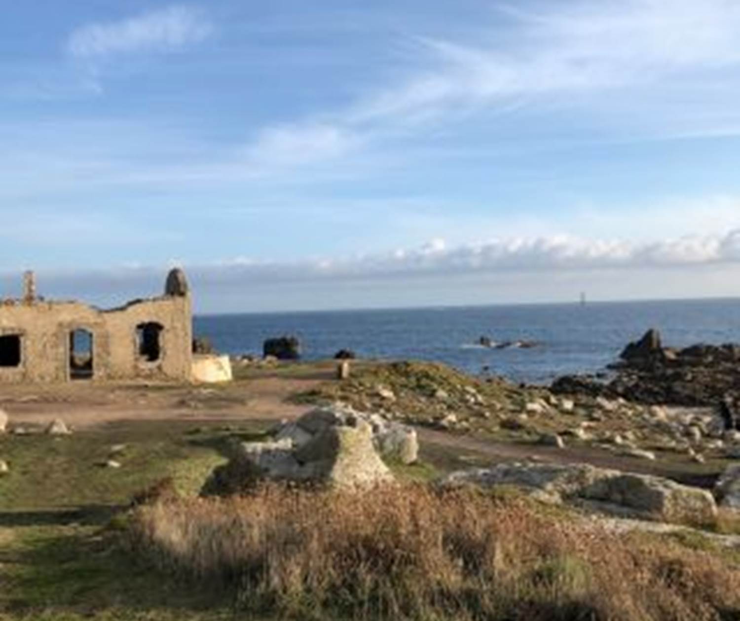 Les anciennes cornes de brume à la Pointe de Pern