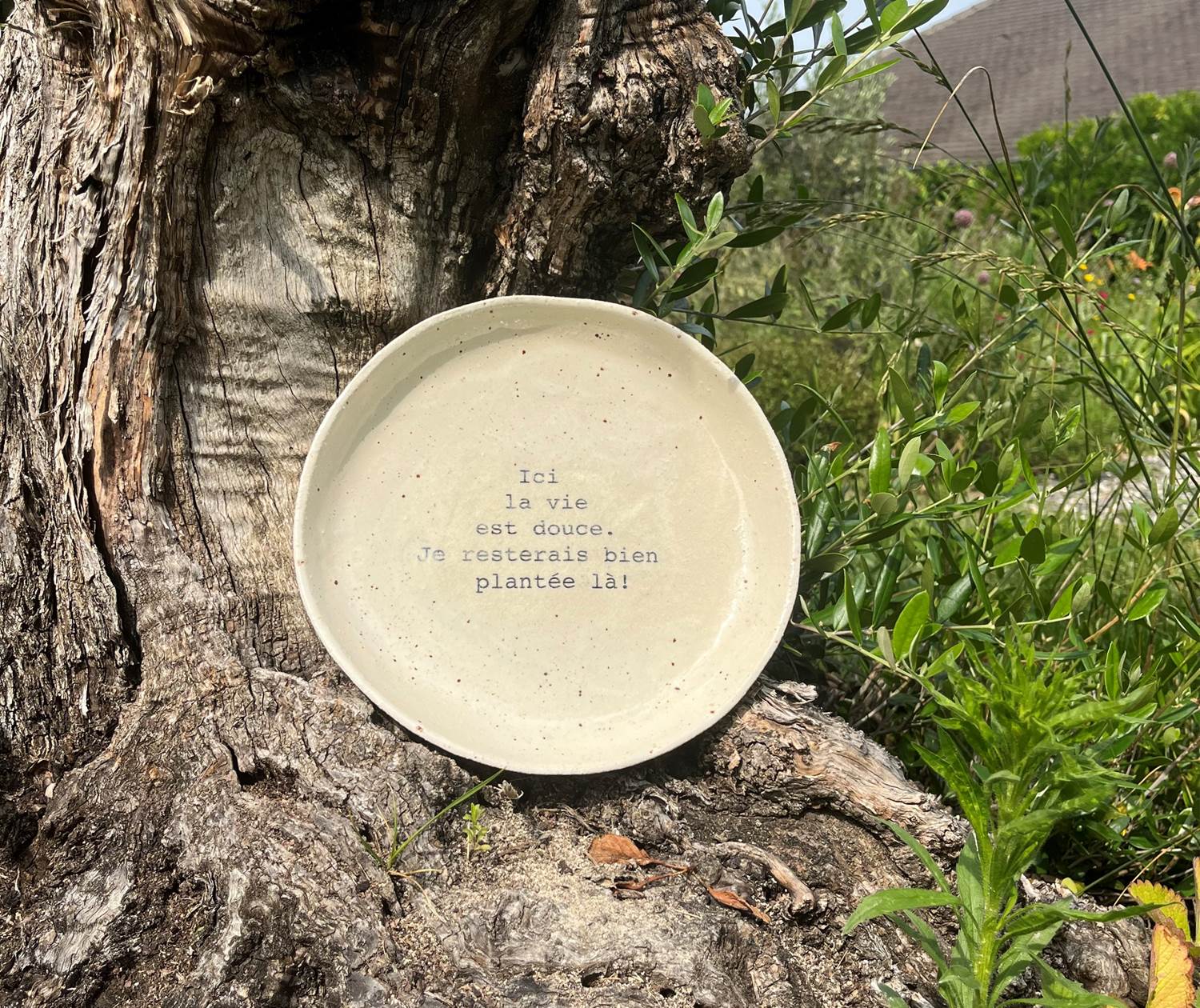 Week-end céramique - assiette décorée/peinte à la main