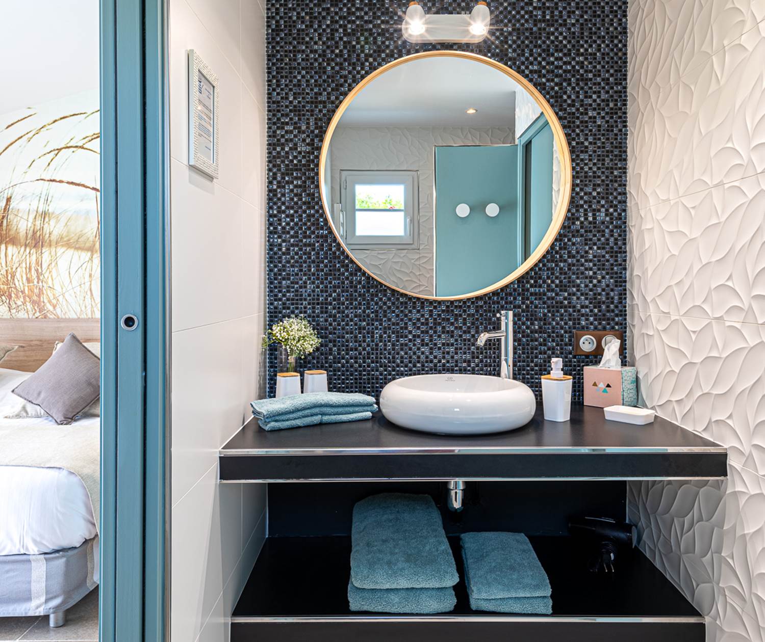 Salle de bain chambre les Sablons