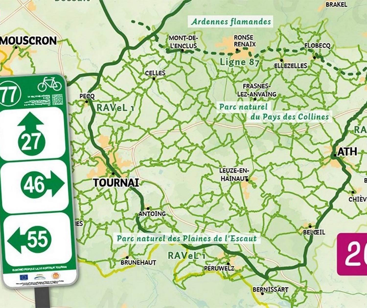 carte explicative de repère