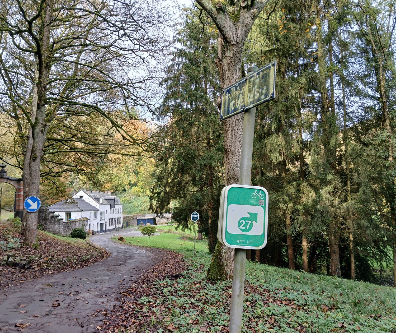 vue du chemin que vous empruntez ...