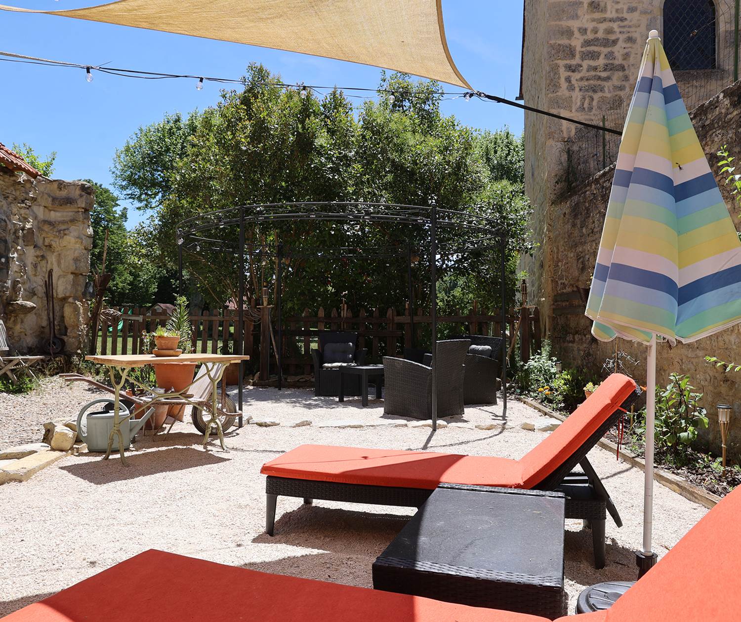 Chateau de Saint Chamarand - Exterieur, terasse et jardin