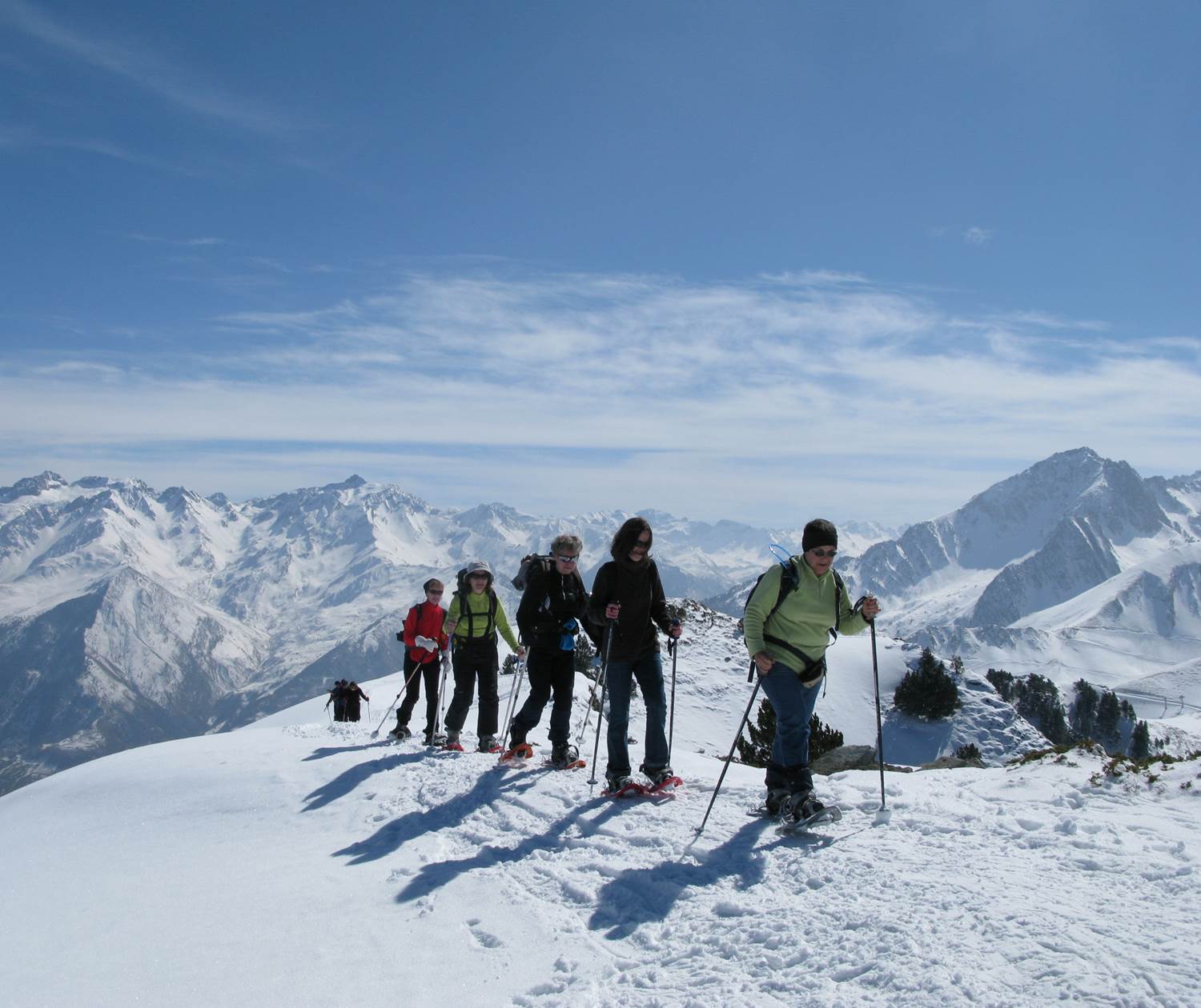 Randonnée en hiver sur les crêtes de Luz-Ardiden