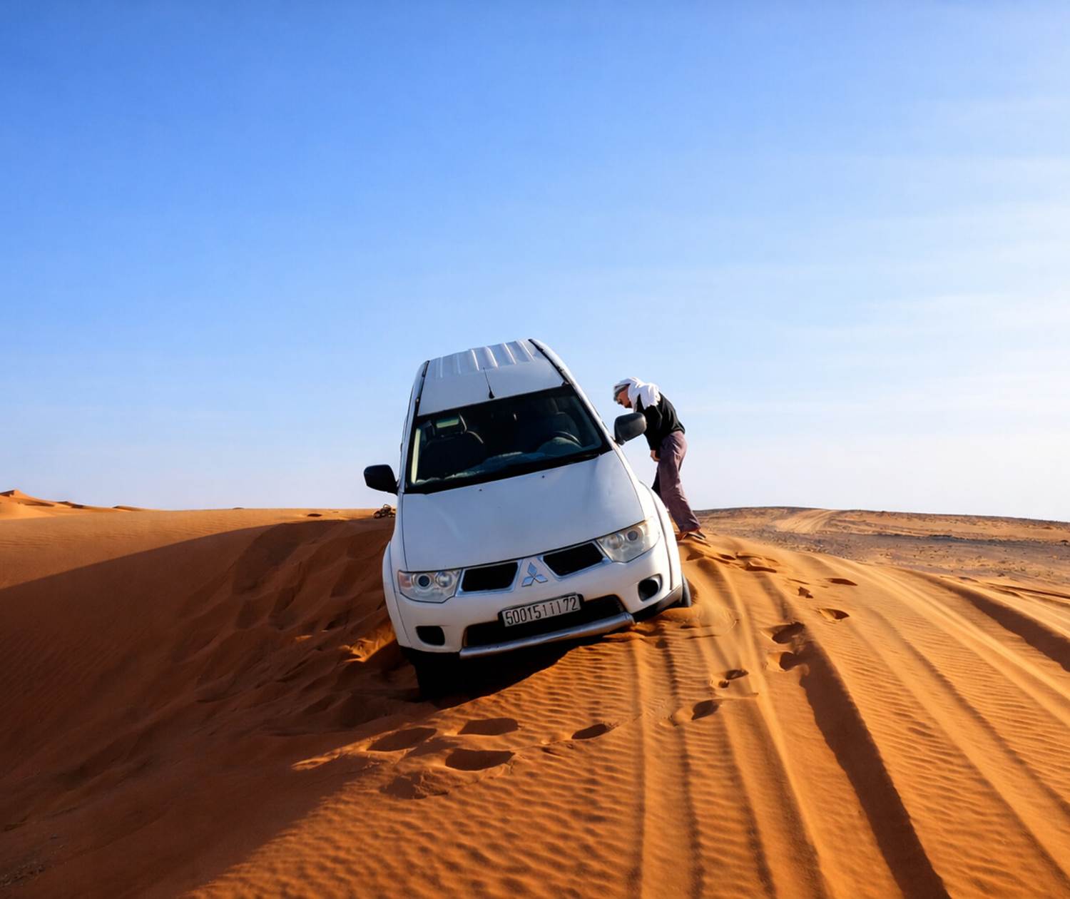 Ensablement dans les dunes