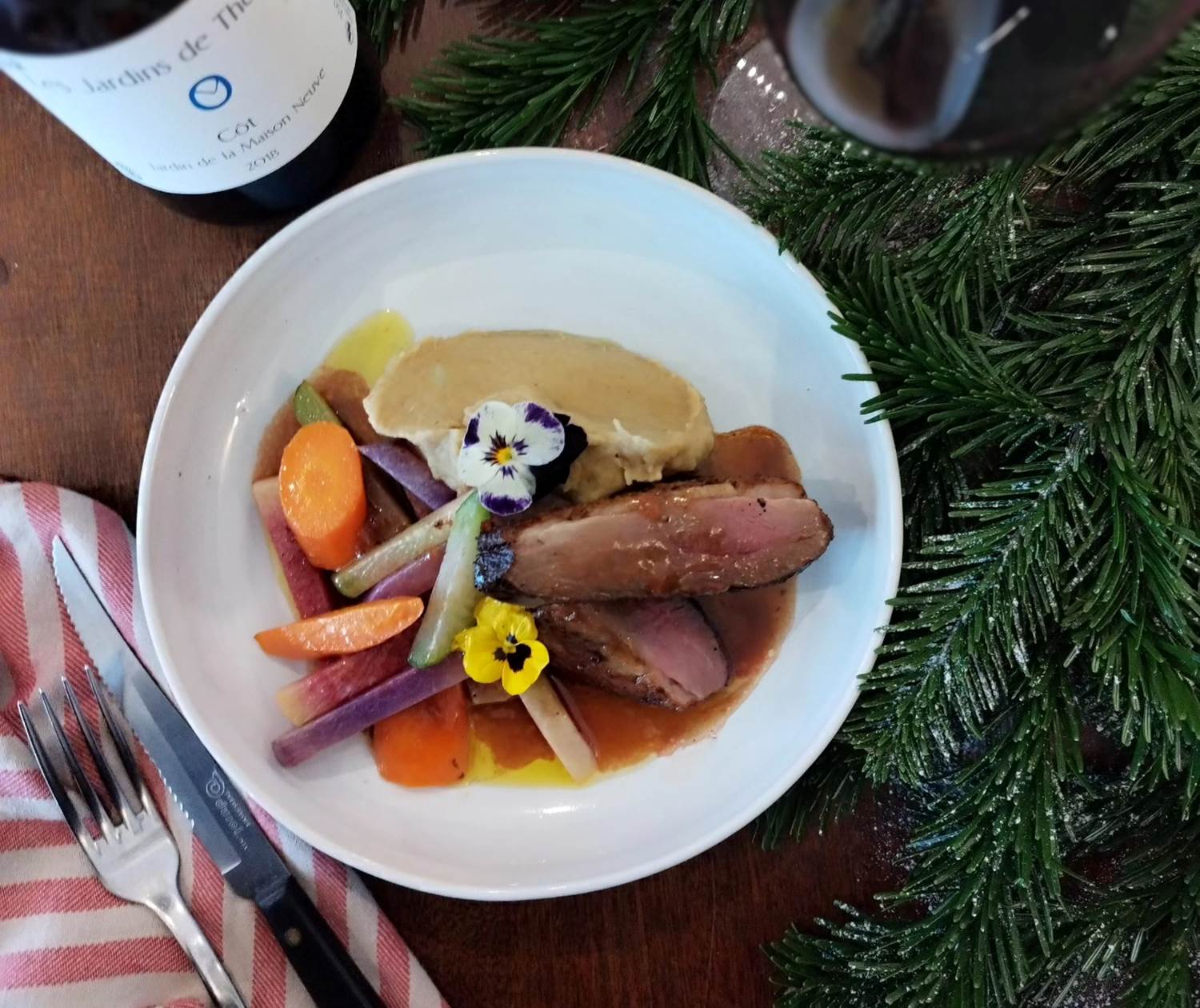 Les plats de Mon Jardin, à Montrichard, se savourent aussi avec les yeux !