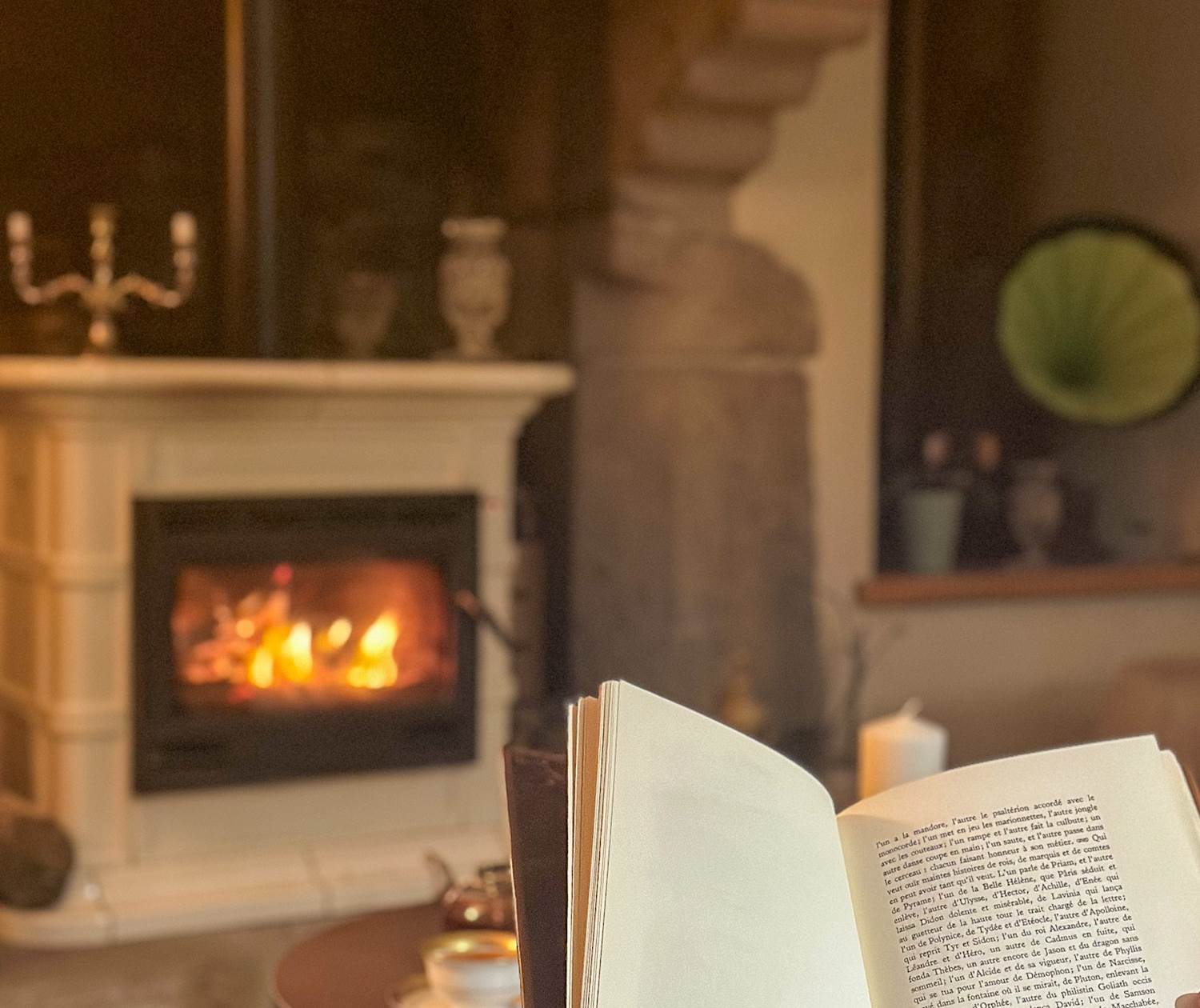 se détendre au coin du feu