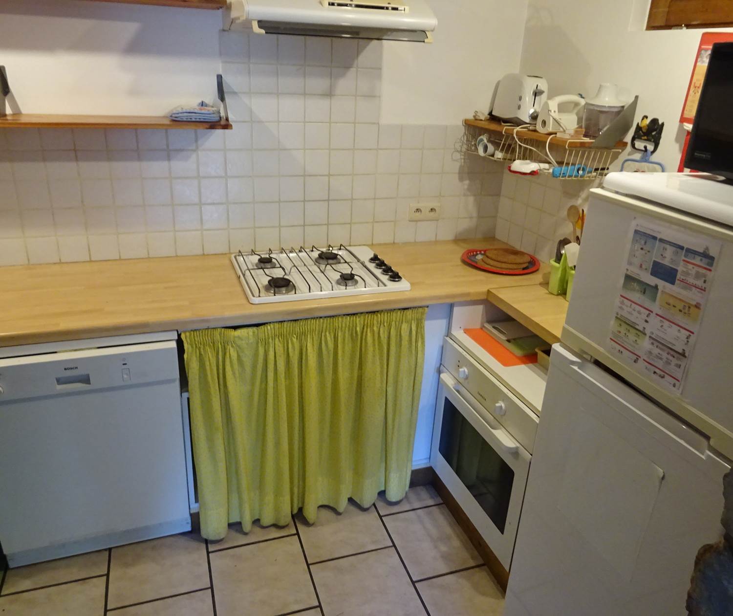 Cuisine équipée du Gîte 2