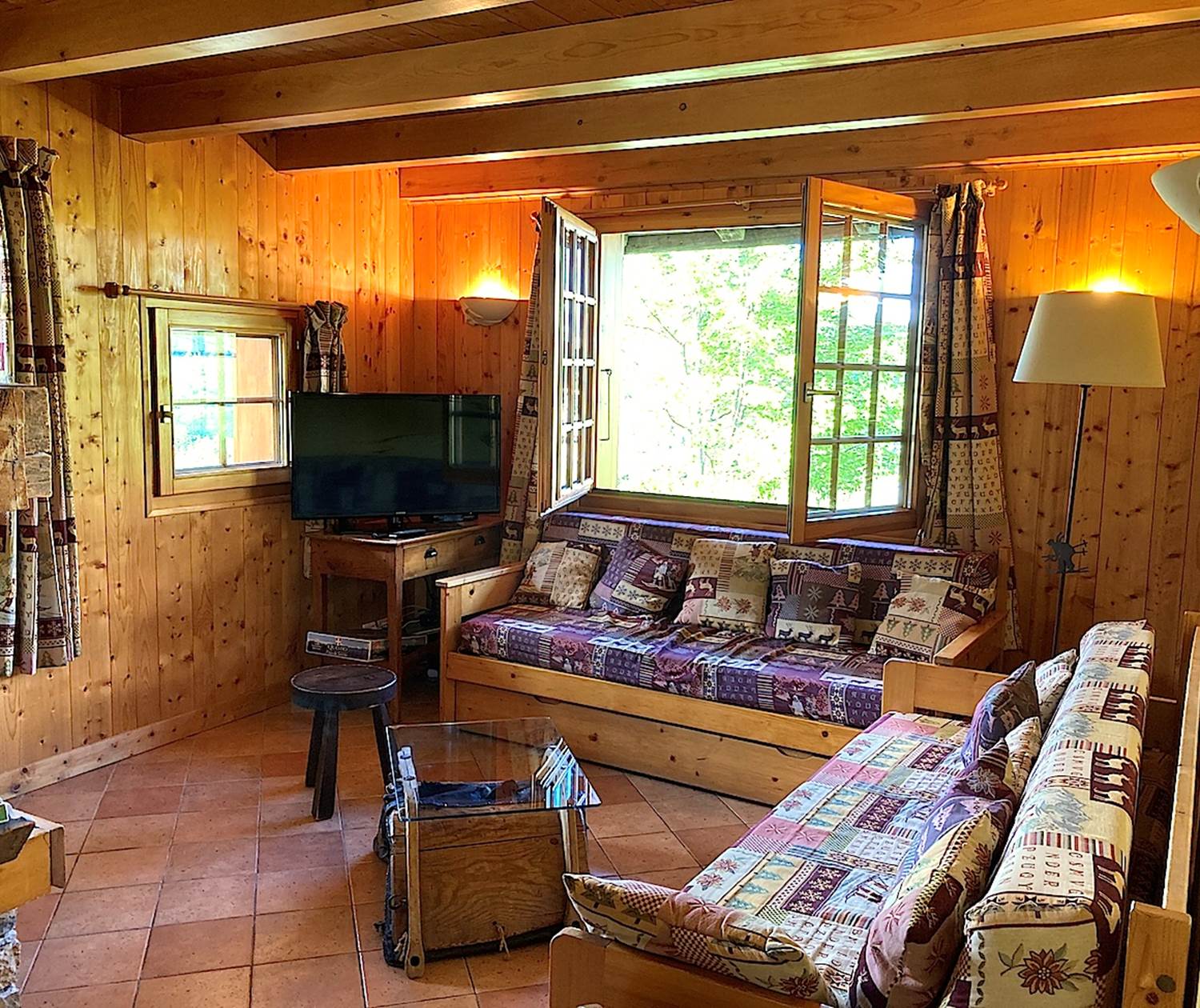 Coin salon appartement 8 Personnes