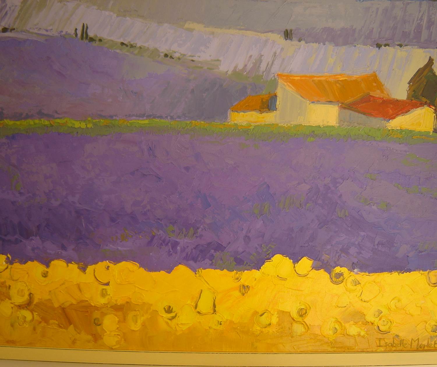 Nos Lavandes en tableau à la Villa OUSTAL