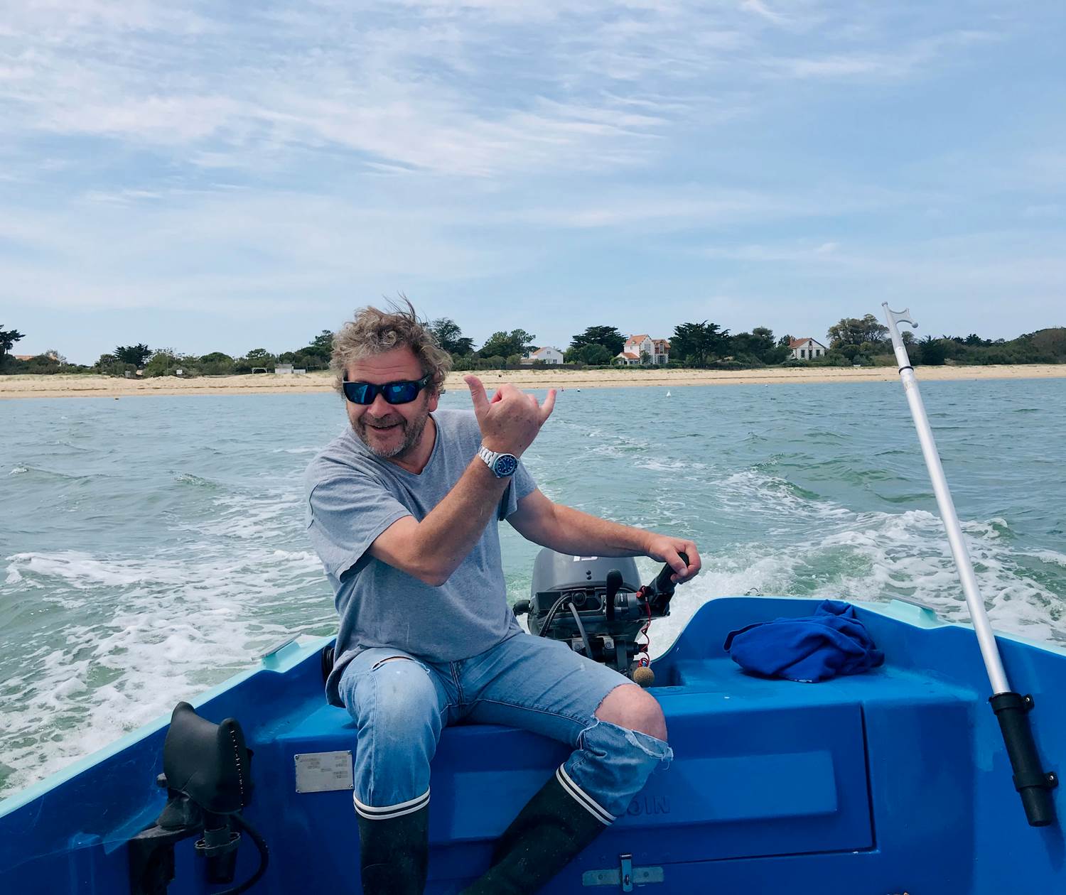 Départ pour la pêche en mer