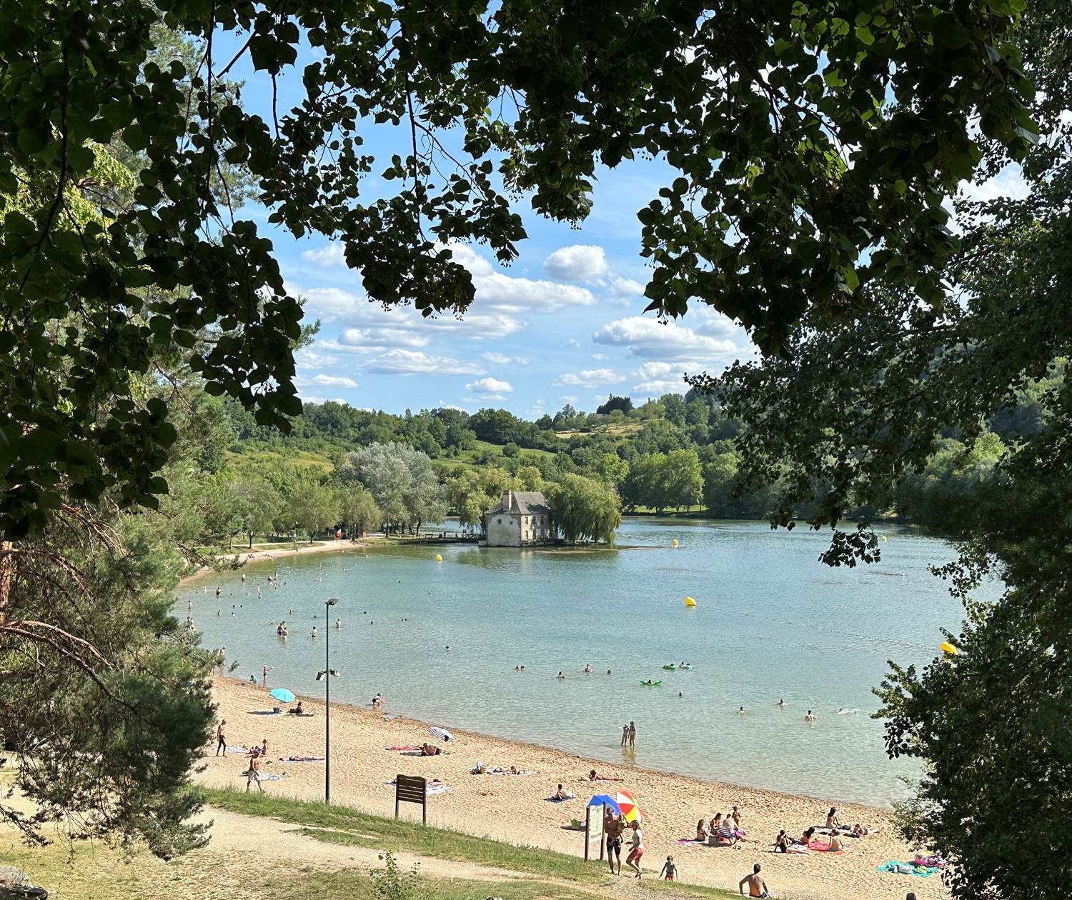 Le plan d'eau du lac du Causse