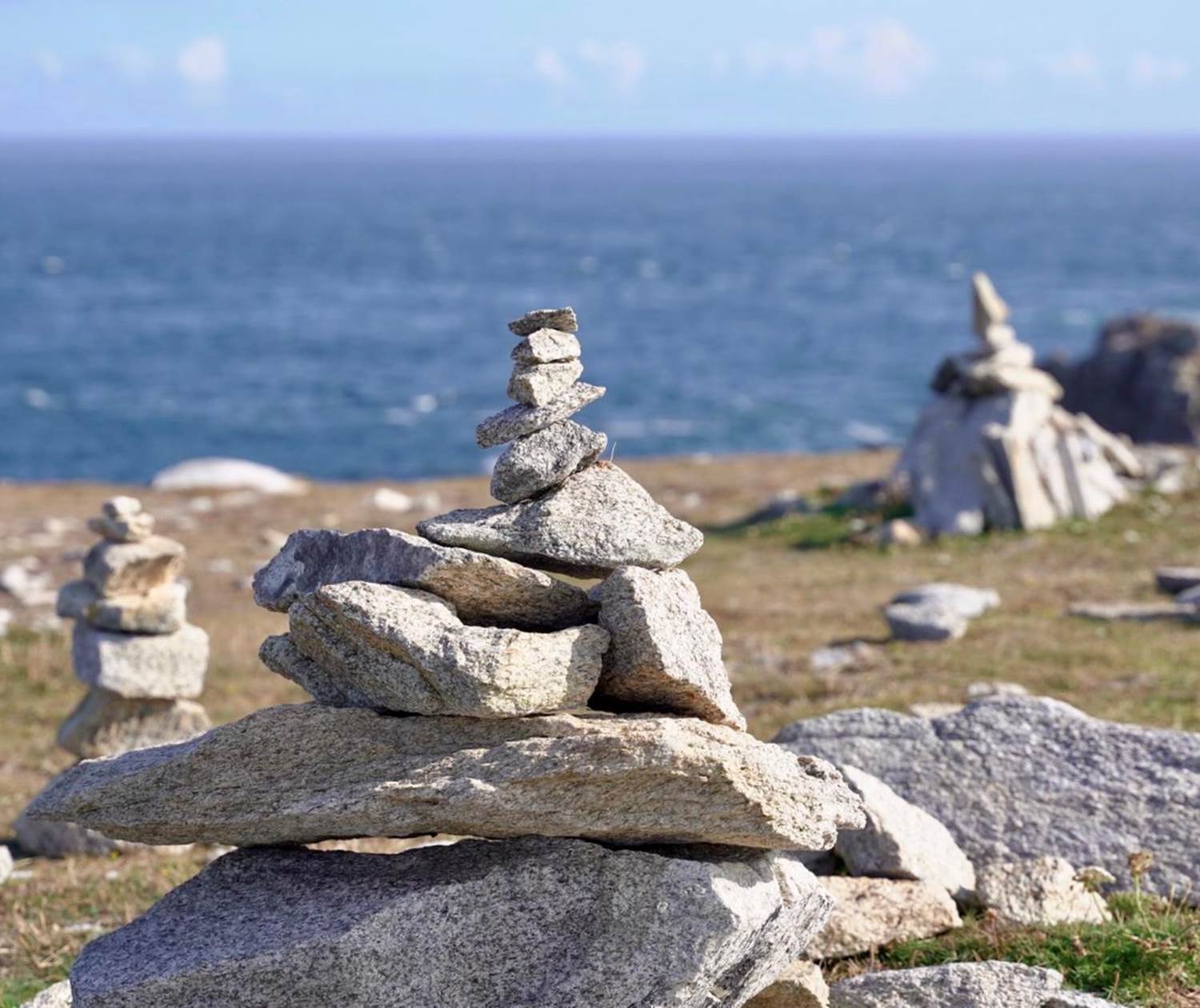 Les cairns à Ouessant