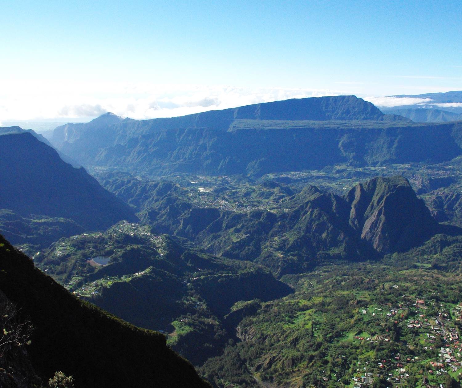 Salazie vue de la Roche Ecrite