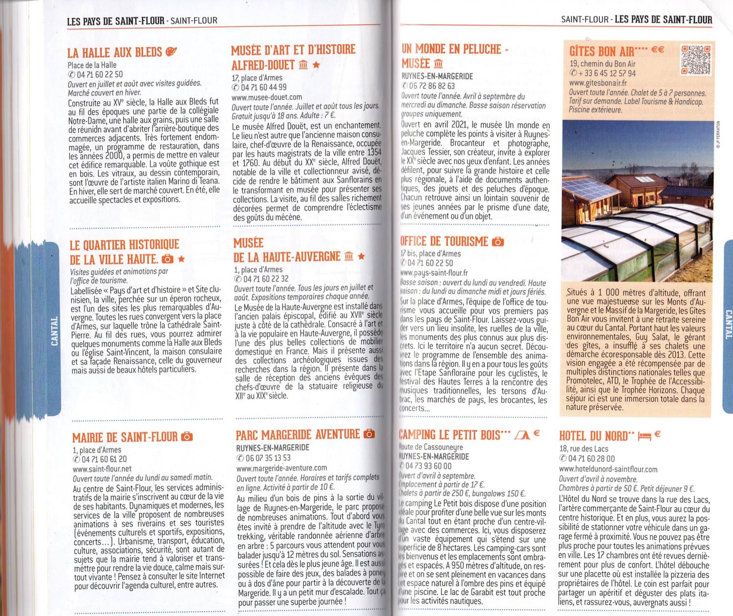 Gîtes Bon Air dans le ghuide Michelin Travet Parter