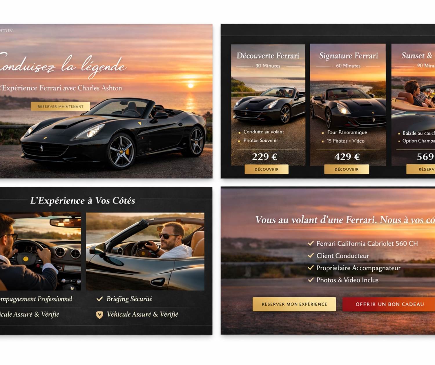Expériences Ferrari Charles Ashton Prestige Drive