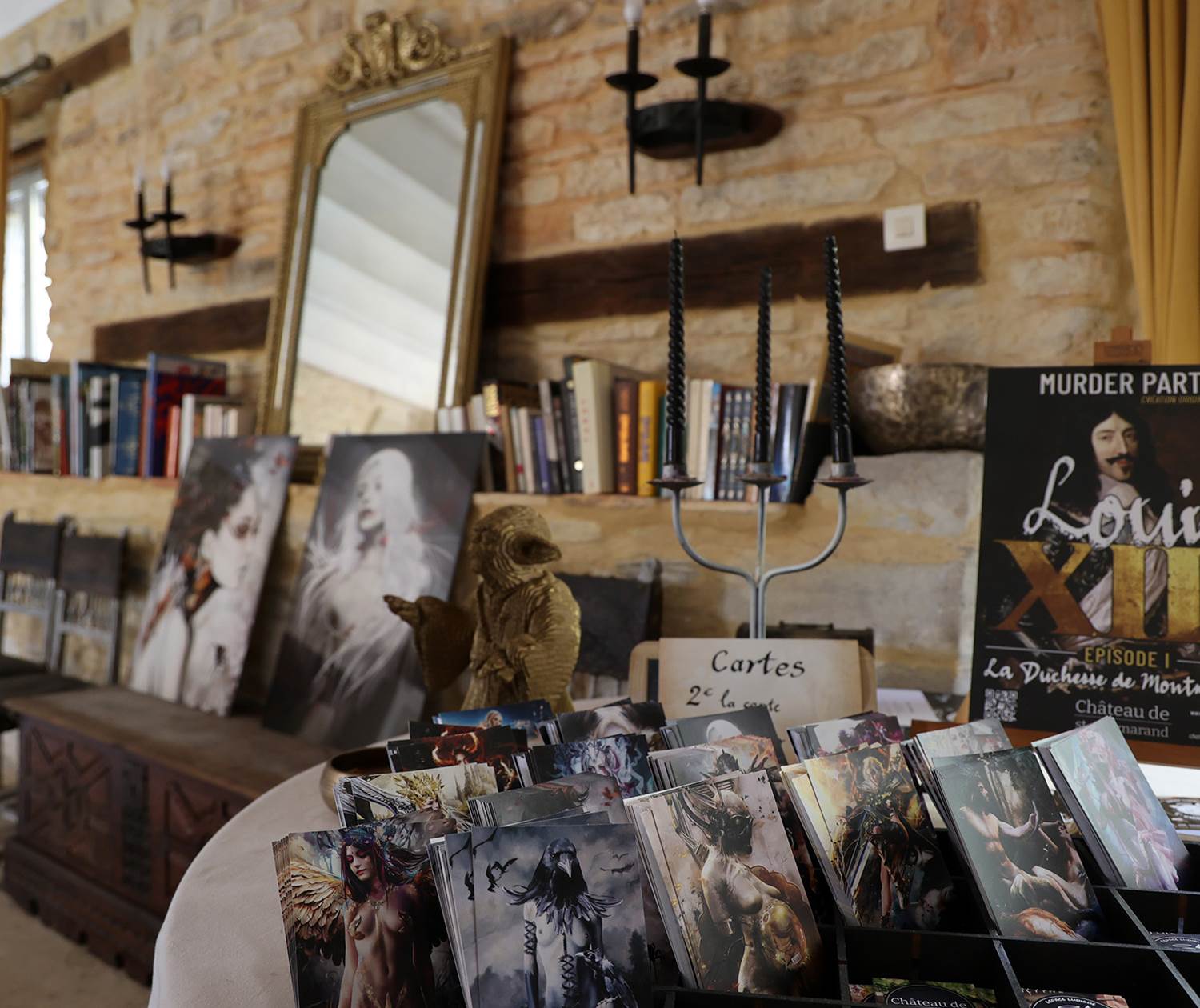 Chateau de Saint Chamarand, grand salon