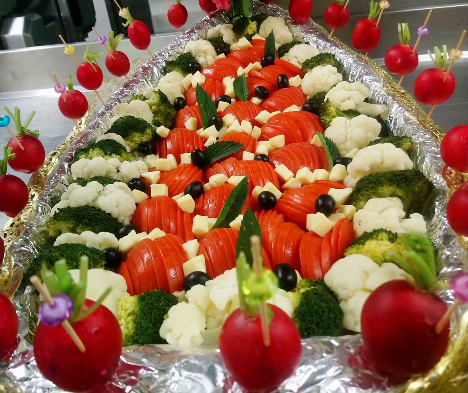 Restaurant Le Saint Jean, La Souterraine - Plateau de crudités - Traiteur