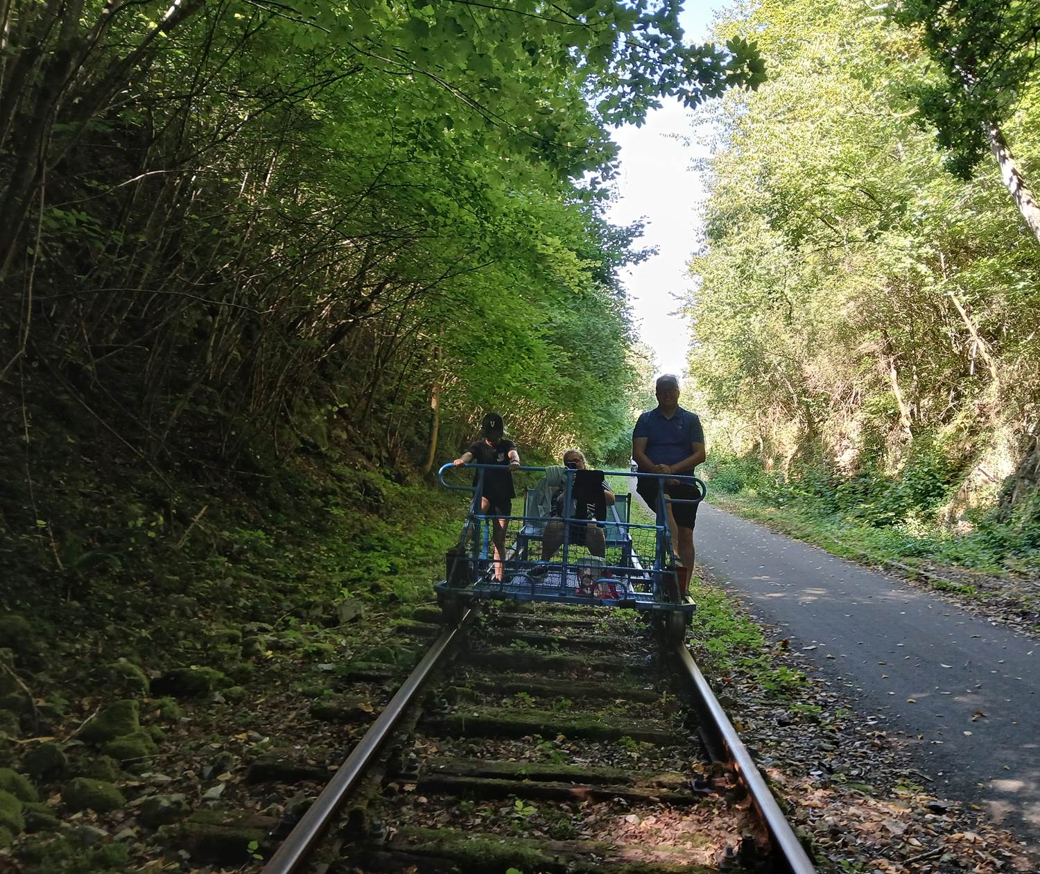Les draisines de la Molignée