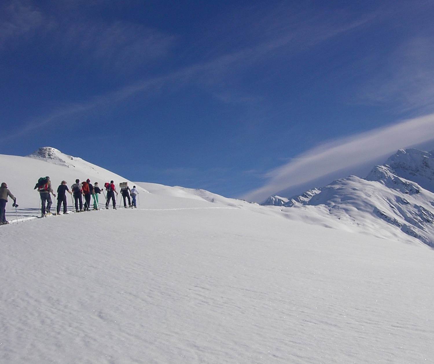 Randonnée en hiver sur les crêtes du Hautacam