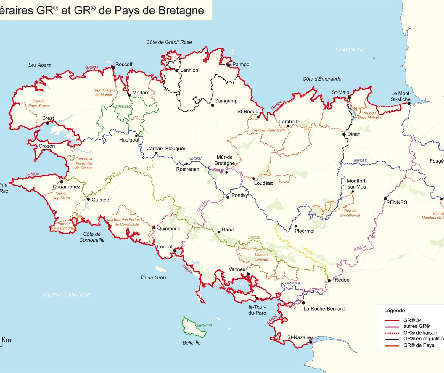 Le GR34 sentier des Douaniers