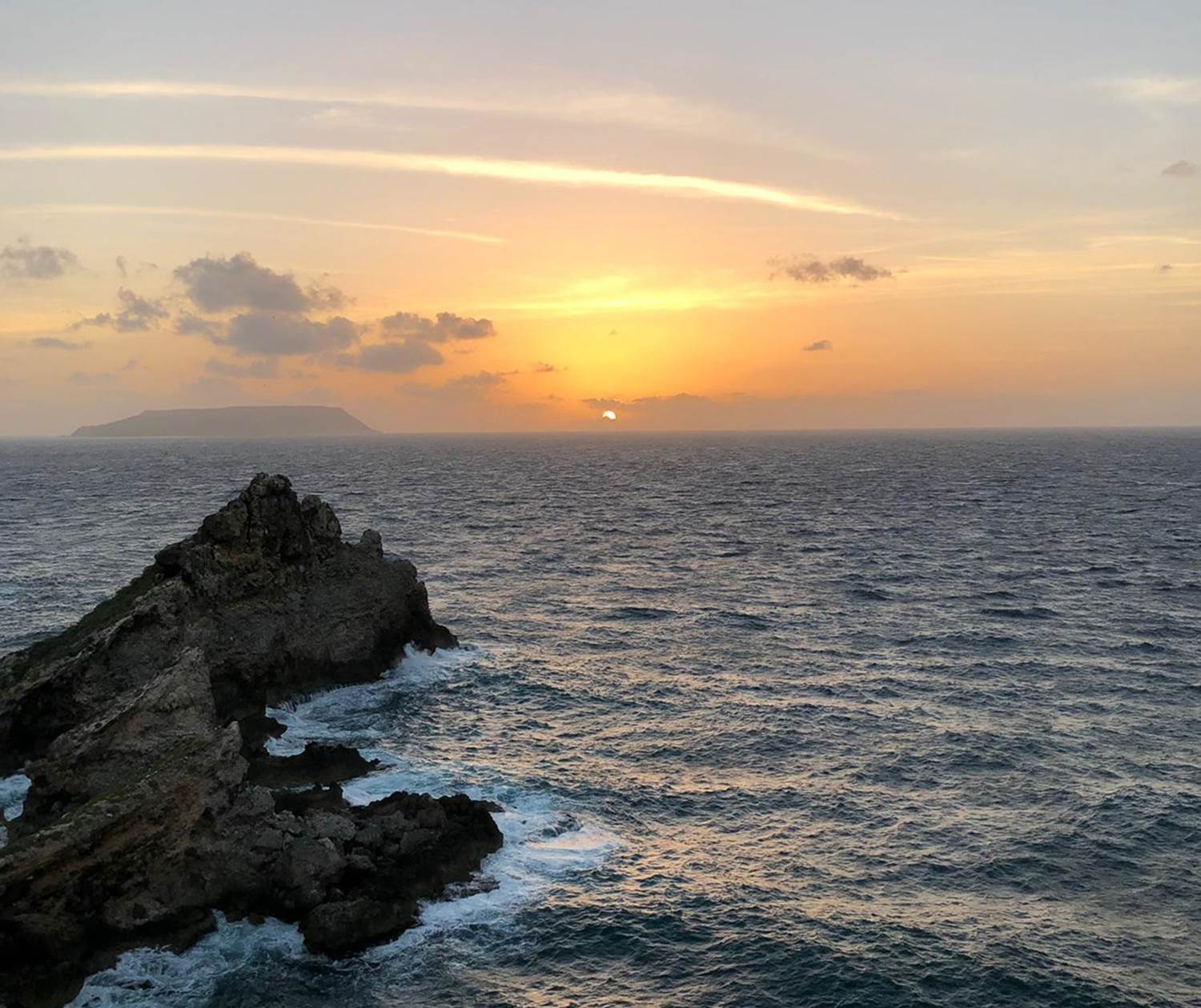 coucher soleil pointe des chateaux